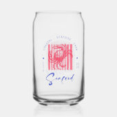Kustkrab Roze Blik Glas (Achterkant)