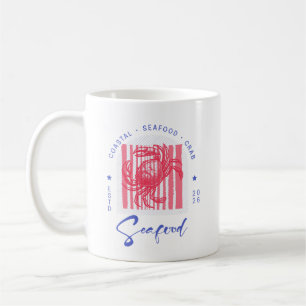 Kustkrab Roze Blik Glas Koffiemok