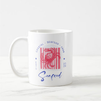 Kustkrab Roze Blik Glas Koffiemok