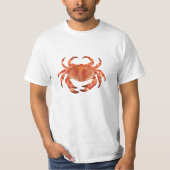Kustkrab Schaaldieren T-shirt (Voorkant)