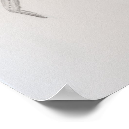 Kustkrab tekening poster (Hoek)