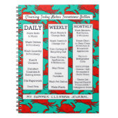 Kustkrabben Fun Summer Style CleanJournal Notitieboek (Voorkant)