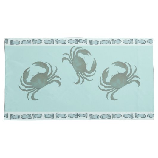 Kustkrabben met visgrens Boheems Kussensloop (Voorkant-Rechts)