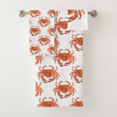 Kustkrabpatroon Bad Handdoek (Insitu)