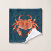 Kustkrabpatroon Bad Handdoek (Wasdoekje)
