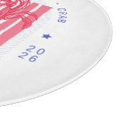 Kustkrabstof placemat snijplank (Hoek)