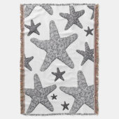 Kustkreeft Blanket Grey Deken (Voorkant Verticaal)