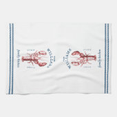 Kustkreeft Familienaam Keuken Handdoeken (Horizontaal)