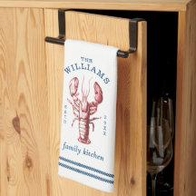 Kustkreeft Familienaam Keuken Handdoeken