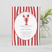 Kustkreeft Inschrijvingsuitnodiging Kaart (Staand voorkant)