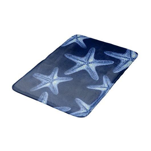 kustkreeft rustisch zeeblauwe zeester badmat (Gekanteld)