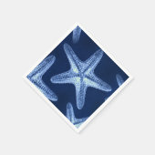 kustkreeft rustisch zeeblauwe zeester servet (Hoek)