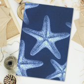 kustkreeft rustisch zeeblauwe zeester tissuepapier