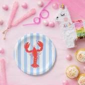 Kustkreeft Zomer Nautische Uitnodiging Papieren Bordje (Feest)