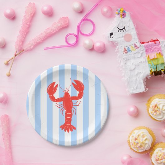 Kustkreeft Zomer Zeevaart Uitnodiging Papieren Bordje (Feest)