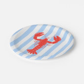 Kustkreeft Zomer Zeevaart Uitnodiging Papieren Bordje (Gekanteld)