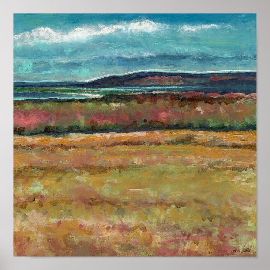 Kustkunst afdrukken poster (Voorkant)