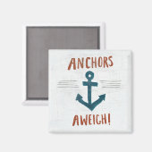 Kustkunst | Anchors Away Magneet (Voorkant / Achterkant)