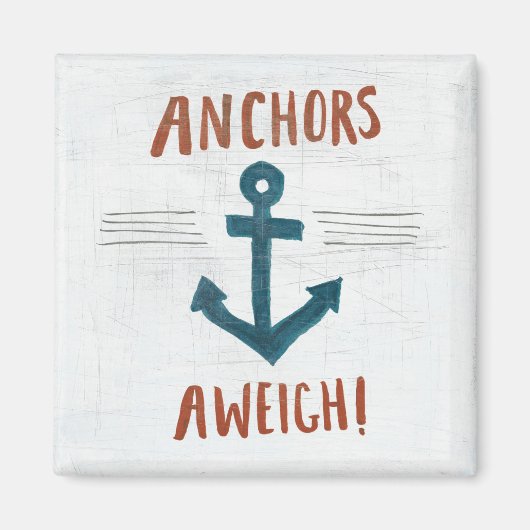 Kustkunst | Anchors Away Magneet (Voorkant)