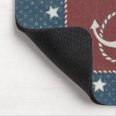 Kustkunst | Anker op rood Muismat (Hoek)