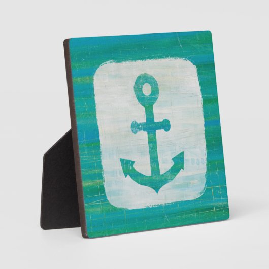 Kustkunst | Aqua Anchor Fotoplaat (Voorkant)