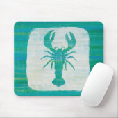 Kustkunst | Aqua Lobster Muismat (Met muis)