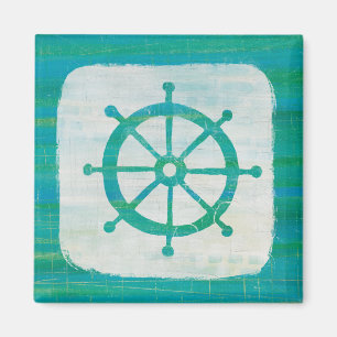 Kustkunst   Aqua stuurwiel Magneet