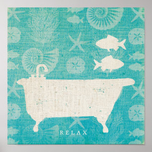 Kustkunst   Bathtub Flat Poster