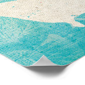 Kustkunst | Bathtub Rond Poster (Hoek)