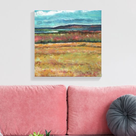 Kustkunst Canvas Afdruk (Insitu (Woonkamer))