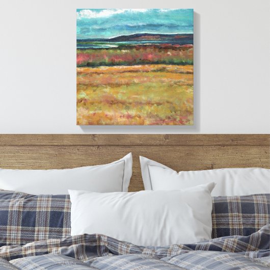 Kustkunst Canvas Afdruk (Insitu (Slaapkamer))