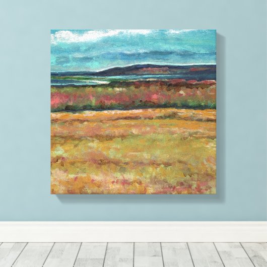 Kustkunst Canvas Afdruk (Insitu (Houten vloer))