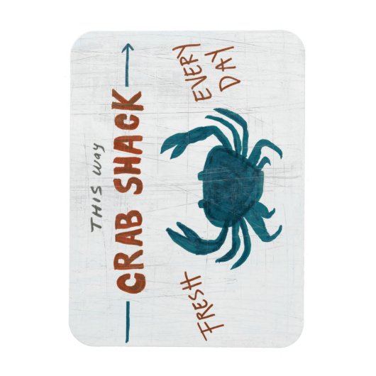 Kustkunst | Crab Shack Magneet (Verticaal)