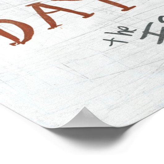 Kustkunst | Dagvangst Poster (Hoek)