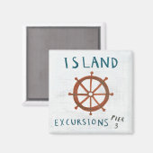 Kustkunst | IJslandse extincties Magneet (Voorkant / Achterkant)