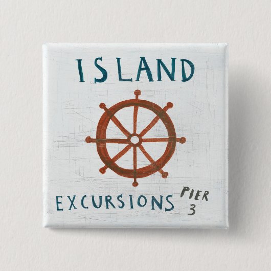 Kustkunst | IJslandse extincties Vierkante Button 5,1 Cm (Voorkant)
