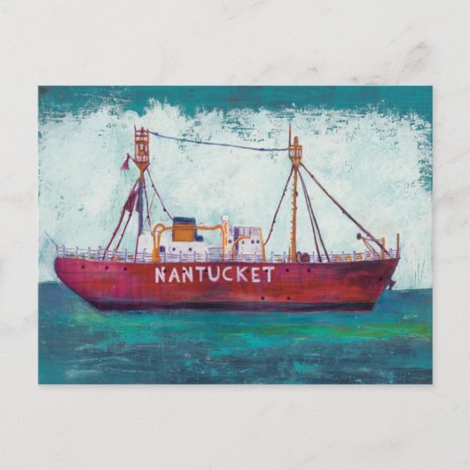Kustkunst | Nantucket Lightship Briefkaart (Voorkant)