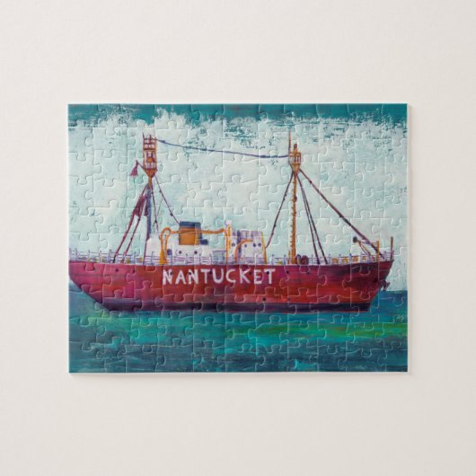 Kustkunst | Nantucket Lightship Legpuzzel (Horizontaal)