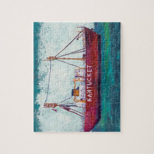 Kustkunst | Nantucket Lightship Legpuzzel (Verticaal)