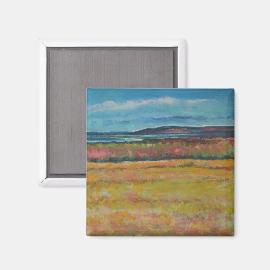 Kustkunst Sand Dunes Magneet (Voorkant / Achterkant)