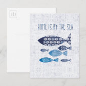 Kustkunst | Thuis is door de Zee Briefkaart (Voorkant / Achterkant)