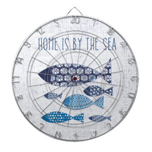 Kustkunst Thuis is door de Zee Dartbord