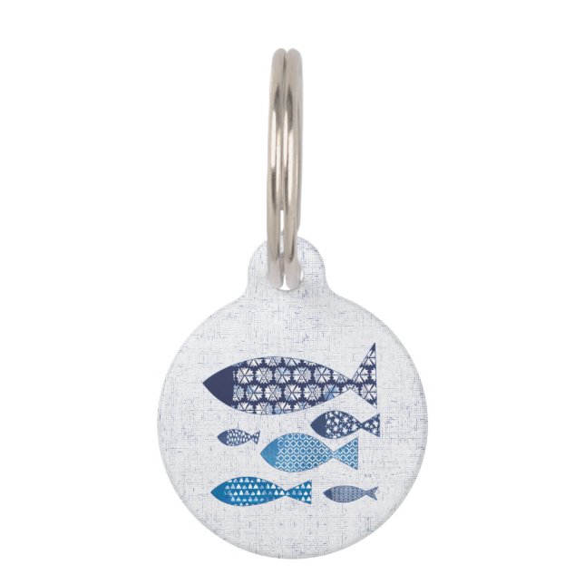 Kustkunst | Thuis is door de Zee Huisdierpenning (Voorkant)