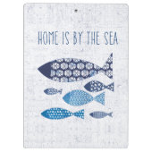 Kustkunst | Thuis is door de Zee Klembord (Achterkant)