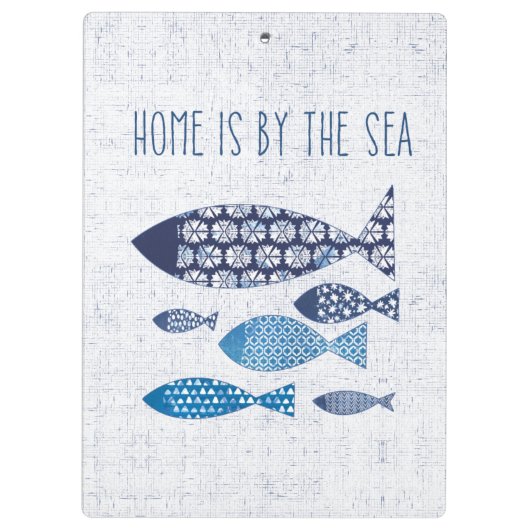 Kustkunst | Thuis is door de Zee Klembord (Achterkant)