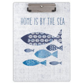 Kustkunst | Thuis is door de Zee Klembord (Voorkant)