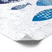 Kustkunst | Thuis is door de Zee Poster (Hoek)