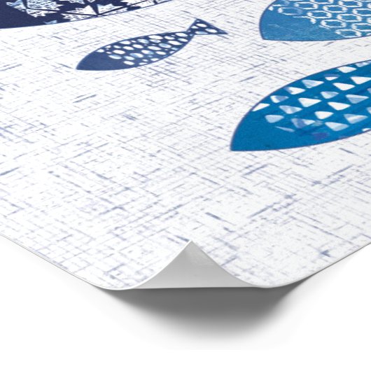 Kustkunst | Thuis is door de Zee Poster (Hoek)