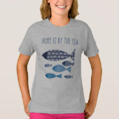 Kustkunst | Thuis is door de Zee T-shirt (Voorkant)