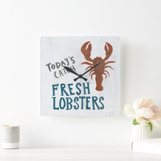 Kustkunst | Verse lakzetmachines Vierkante Klok (Huis)